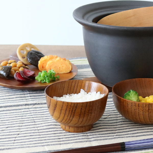 小椀　6個セット 汁椀 子ども用 200ml 木製 漆 茶碗 同色6個セット （ お椀 椀 おわん