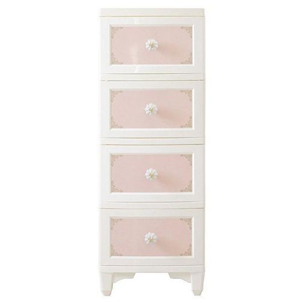 チェスト 4段 ドレスチェンジチェスト アンティーク系 フラワー