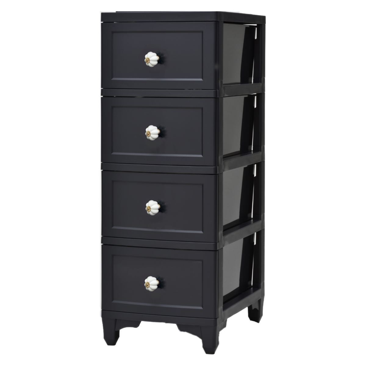 チェスト 4段 ドレスチェンジチェスト ガーリー系 クラシカルデザイン