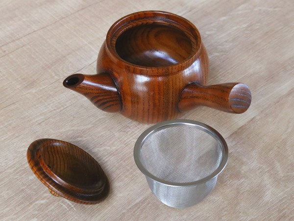 急須 漆 木製 ティーポット 天然木 食器 （ 木製ポット 漆塗り ポット