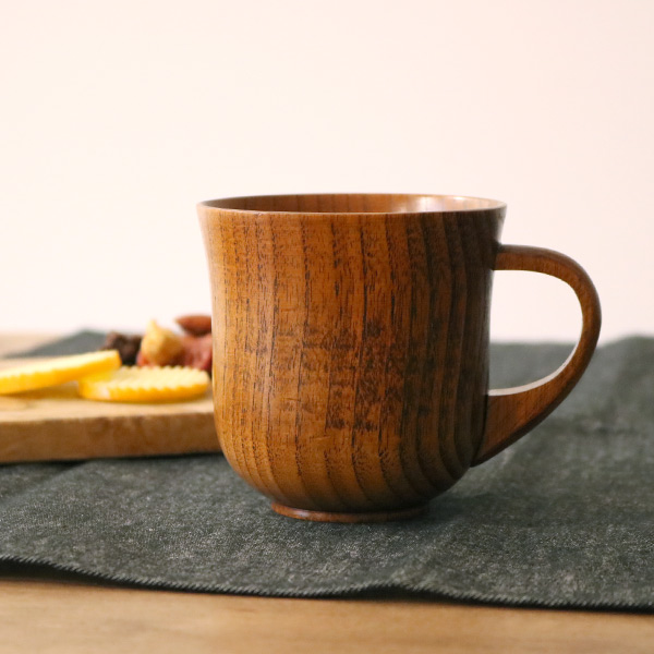 マグカップ 260ml 木製 漆 ティーカップ 天然木 食器 （ コップ マグ