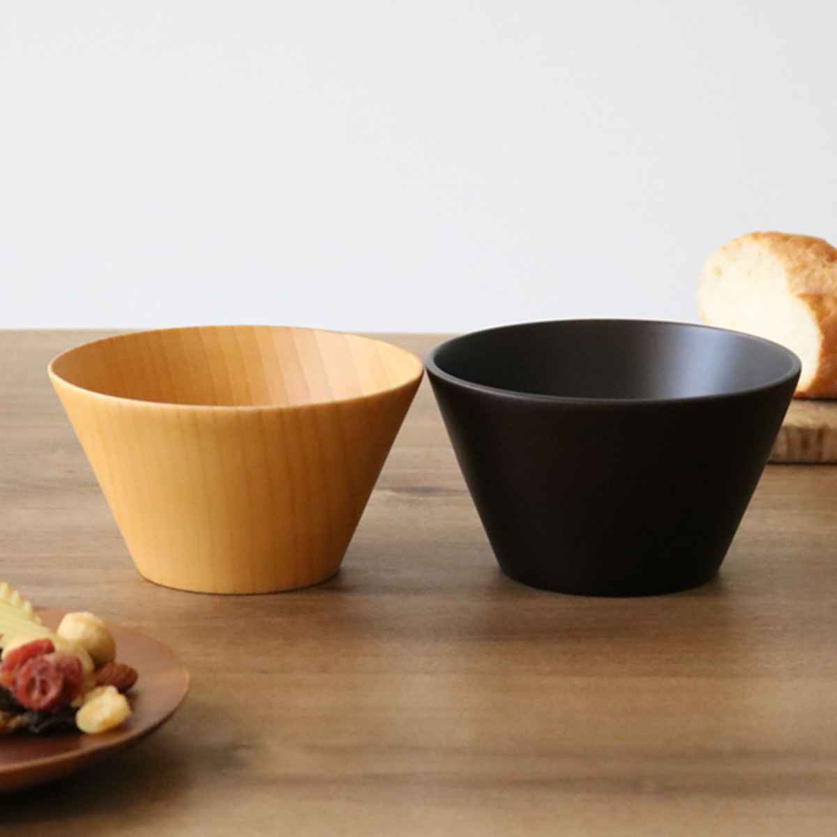 ウッドボウル 木製 330ml M 木目 ボウル 天然木 食器 ナチュラル