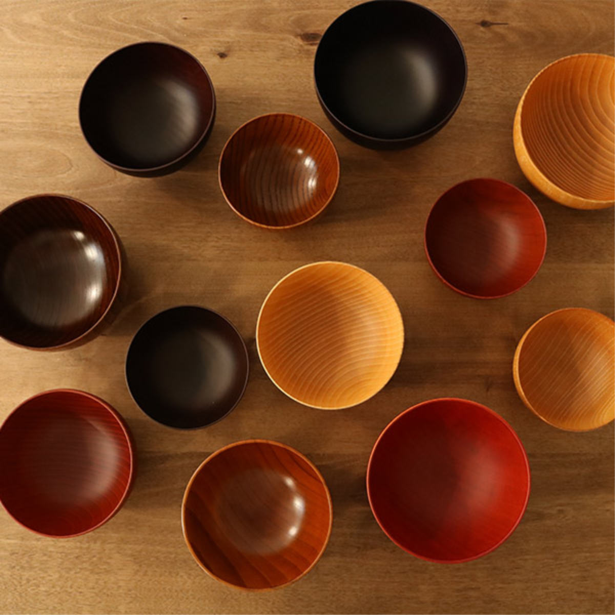 ナチュラルボウル 木製 540ml L 木目 ボウル 漆 天然木 食器