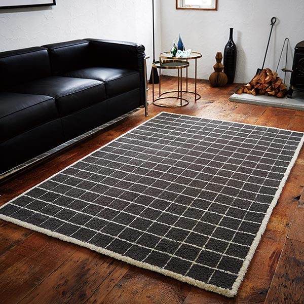 □在庫限り・入荷なし□ ラグ 約1.5畳 130×190cm 防ダニ 床暖