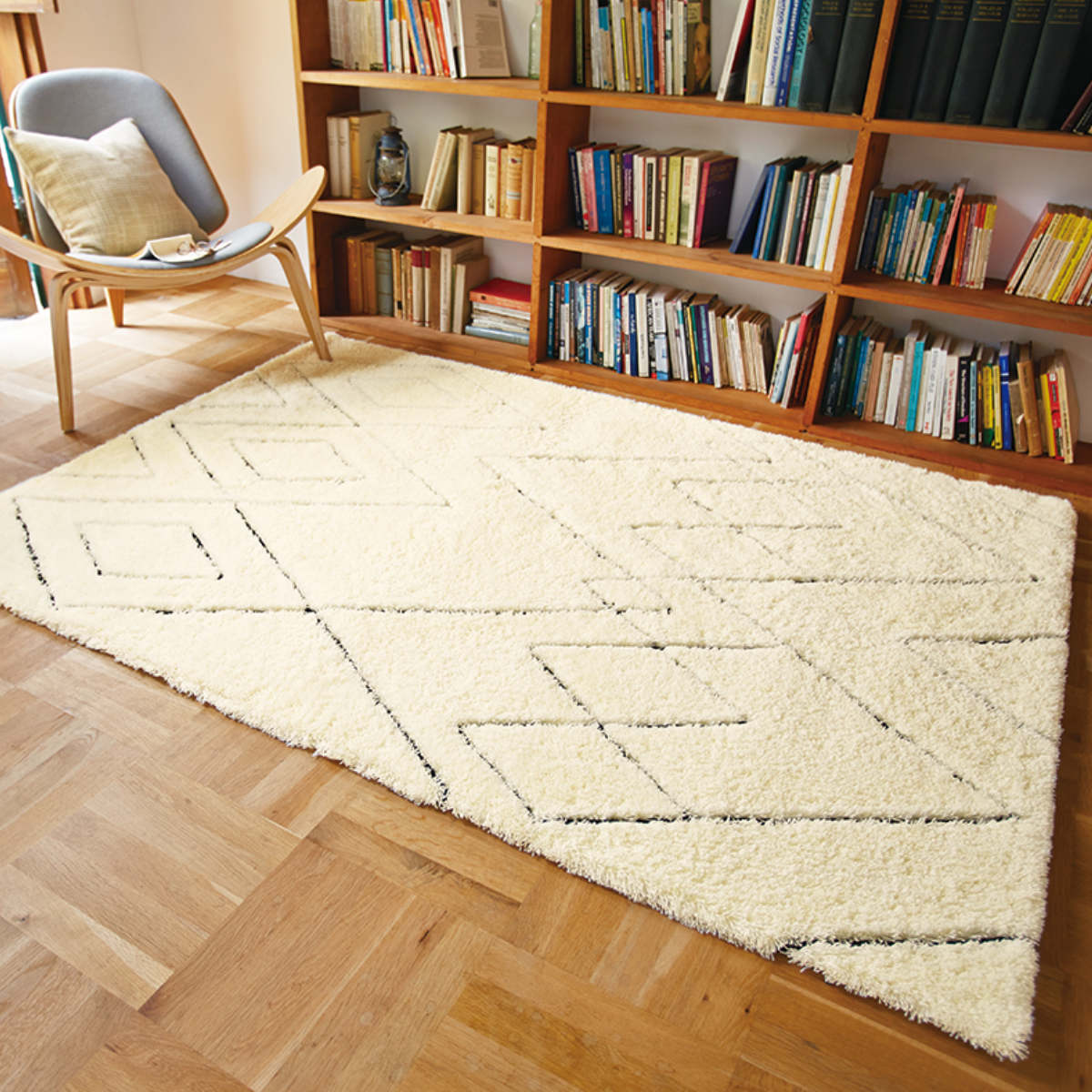 東リ（TOLI） ラグ 140×200 約1.5畳 厚手 防ダニ ホットカーペット対応