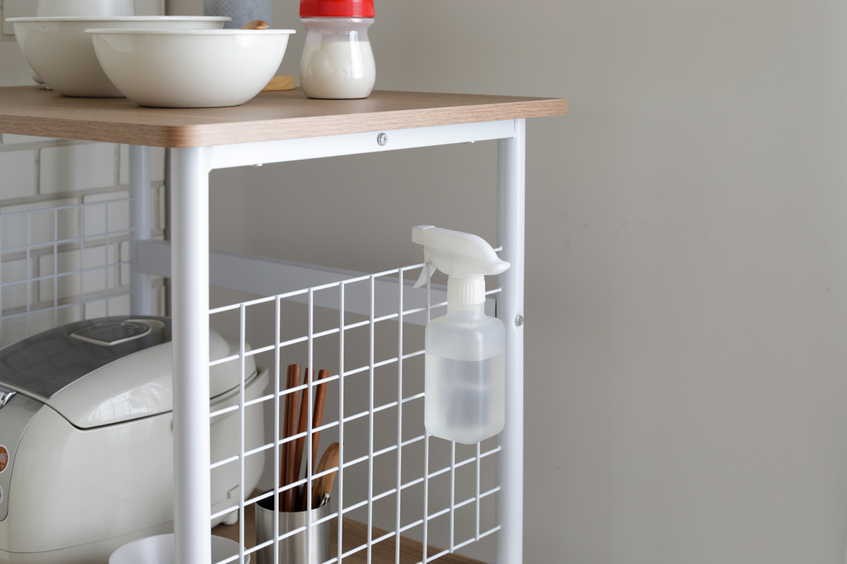 弘益 レンジ台 幅60cm スチール スライド棚 SARA （ レンジボード