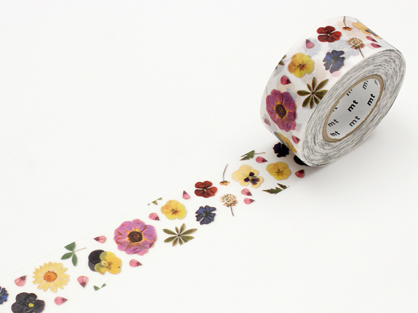 クラフトテープ 粘着テープ mt for PACK 押し花 幅25mm （ ガムテープ