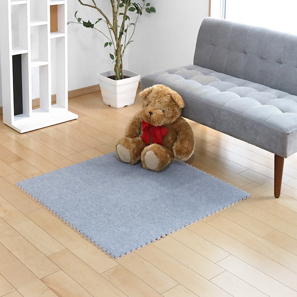 ジョイントマット カーペットマット 9枚入り 30cm 厚さ0.7cm 0.5畳分