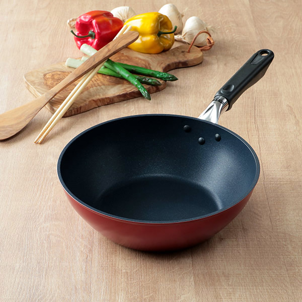 ウルシヤマ金属工業 いため鍋 26cm ガス専用 ソーヴィ 2年保証付き