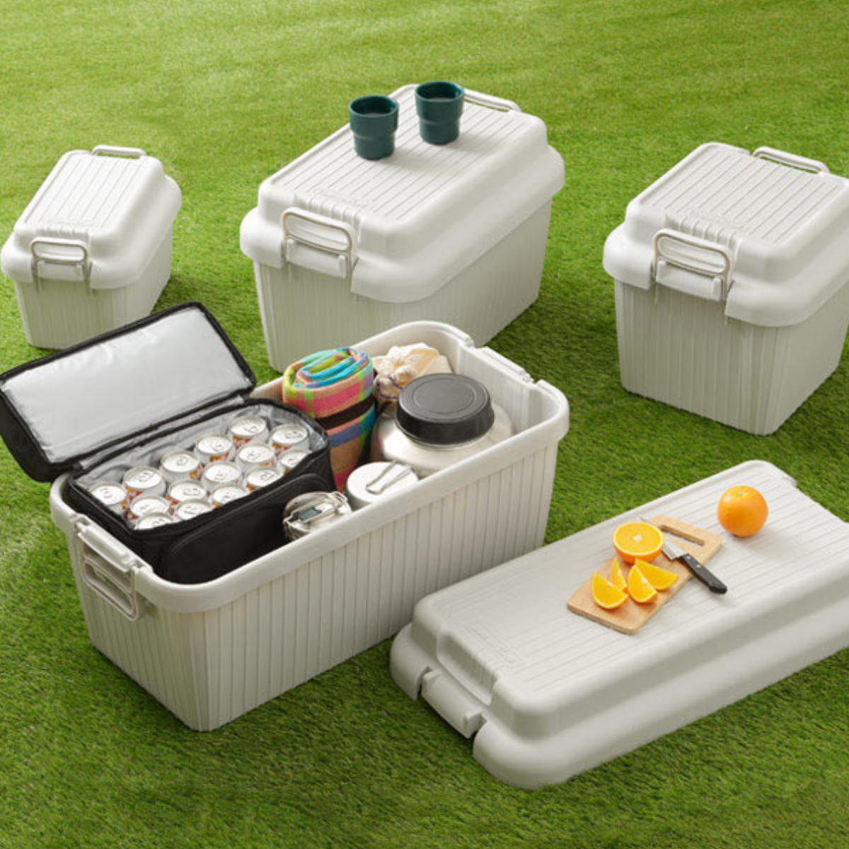 収納ケース SANKA 収納ボックス 座れる 幅78×奥行39×高さ38cm ベリアスボード L