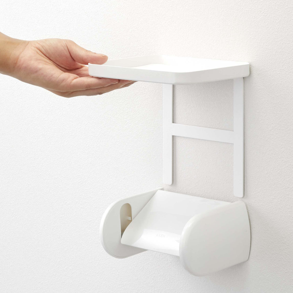 tower 山崎実業 トイレットペーパーホルダー上ラック タワー