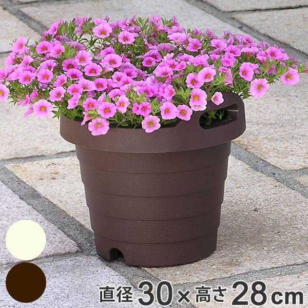 プランター ハンディプランター 丸型 （ 植木鉢 鉢 園芸用品 ガーデニング ） :302442:リビングート ヤフー店 - 通販 -  Yahoo!ショッピング