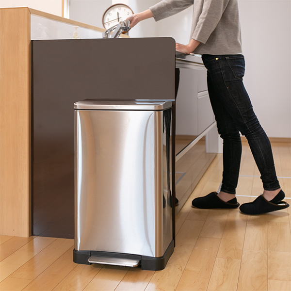 OPUS（オーパス） ゴミ箱 45L JAVA Lase ステンレス ペダル （ ごみ箱