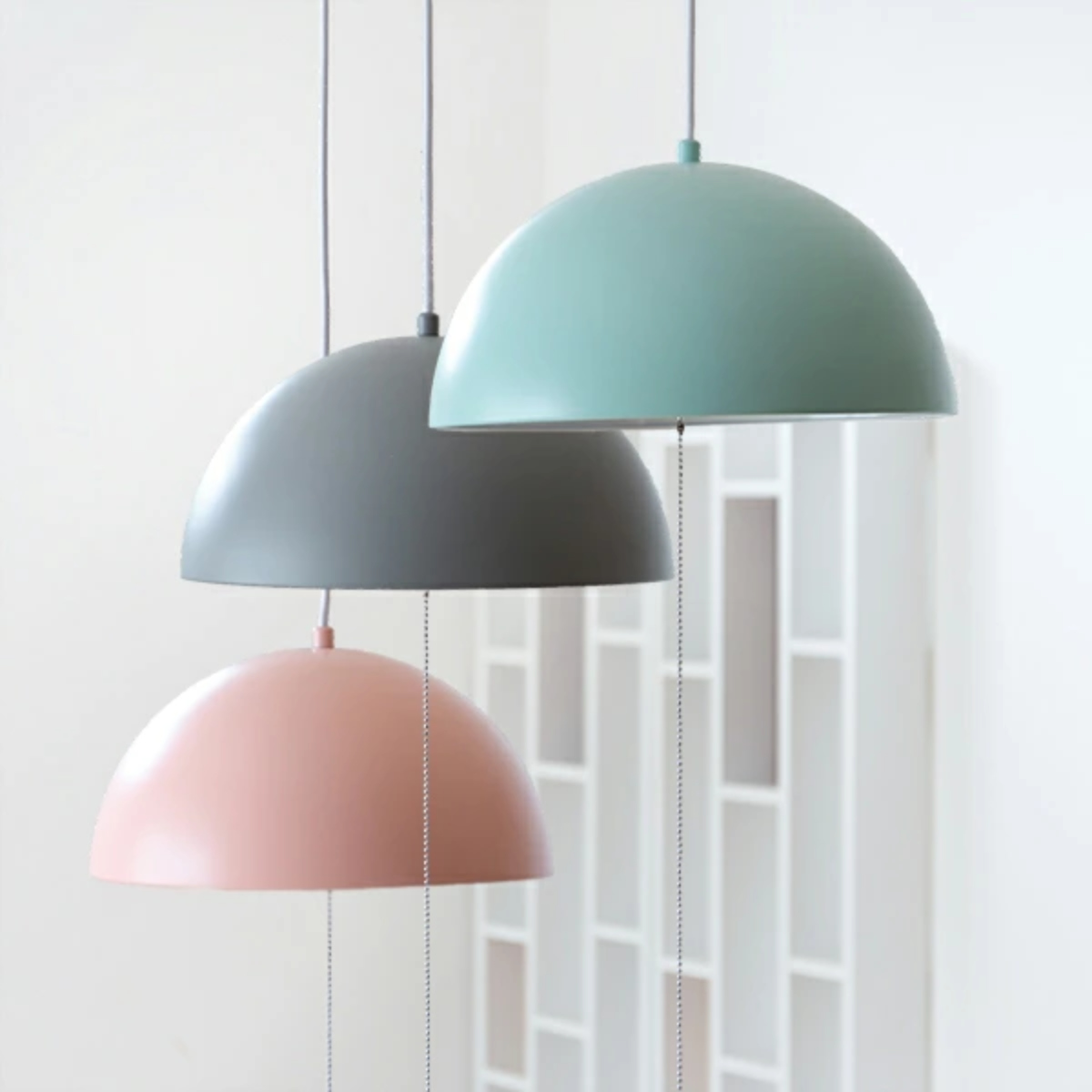 イシグロ ペンダントライト 2灯 ドーム LED対応 スチール 天井照明 4.5