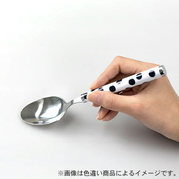 大きなステンレススチールスプーン パール金属 スプーン 大 セット 2本入り ステンレス ストライプ 紺