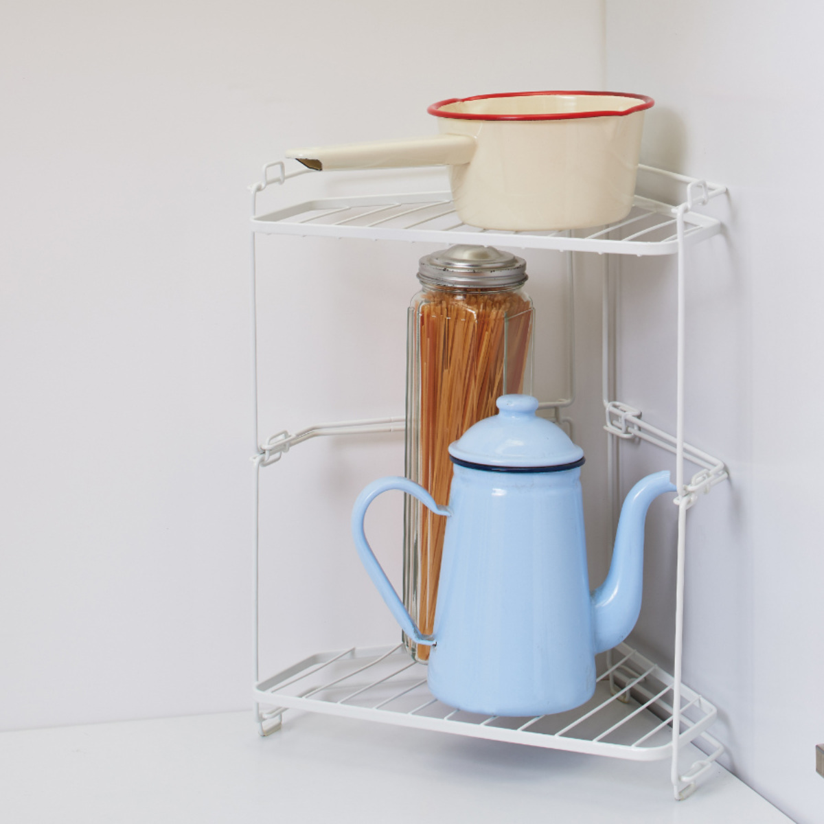 天馬 キッチンコーナーラック ファビエ コーナーラック （ コンロ奥