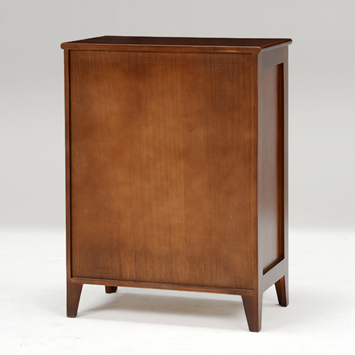 HAGiHARA（萩原） キャビネット アンティーク調 桐製 ガラス扉 幅60cm