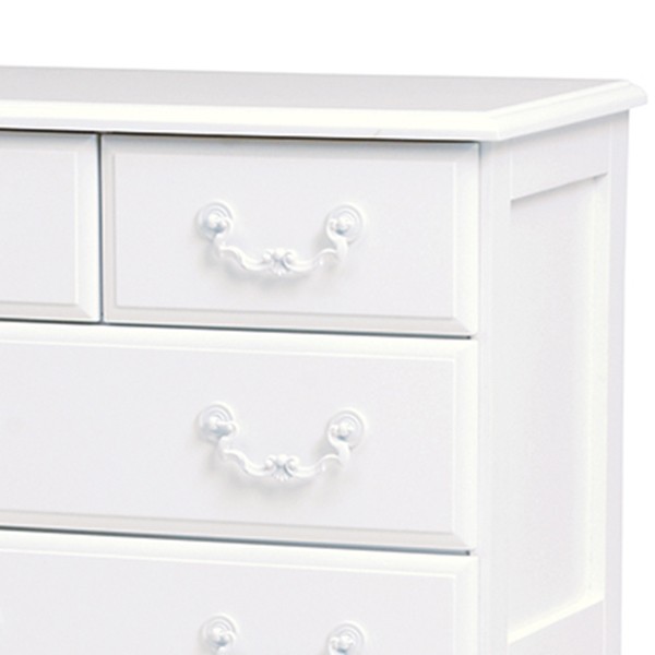 チェスト 5段 姫系 ロマンチック ろくろ脚 幅60cm （ タンス 収納 収納ケース ） | ブランド登録なし | 02