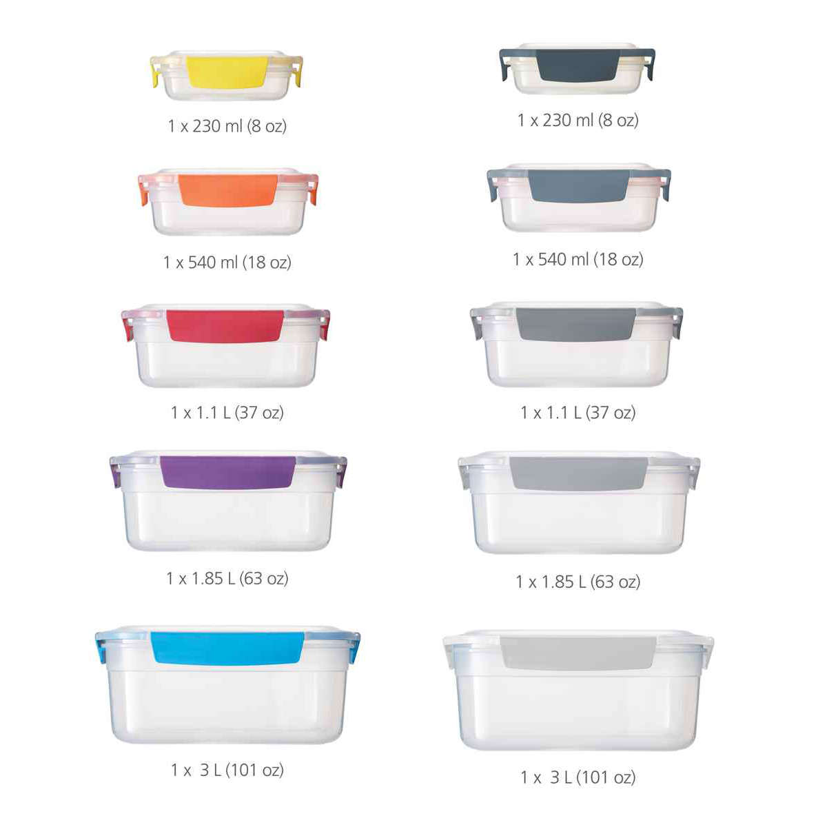 Joseph Joseph（ジョセフジョセフ） 保存容器 5ピースセット ネスト