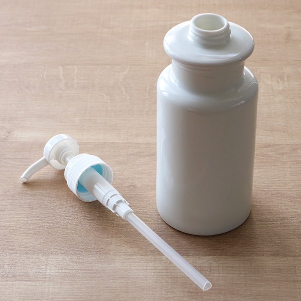 ディスペンサー 詰め替えボトル シャンプーポンプ ラシプーロ 陶器