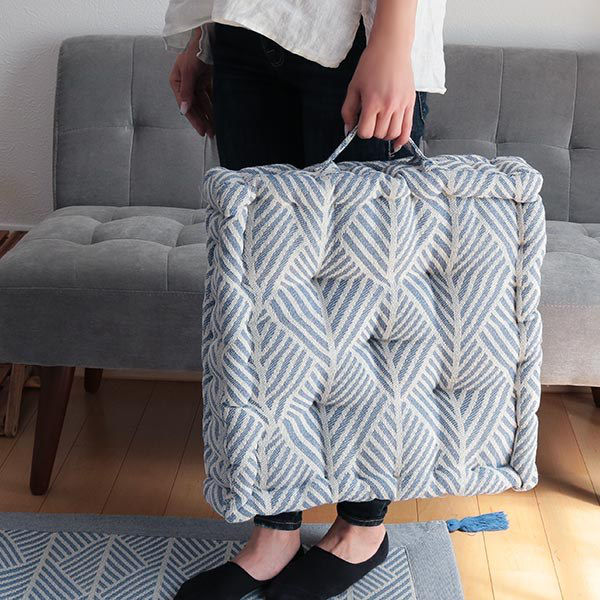 HAGiHARA（萩原） クッション クラック インド綿 クッキークッション