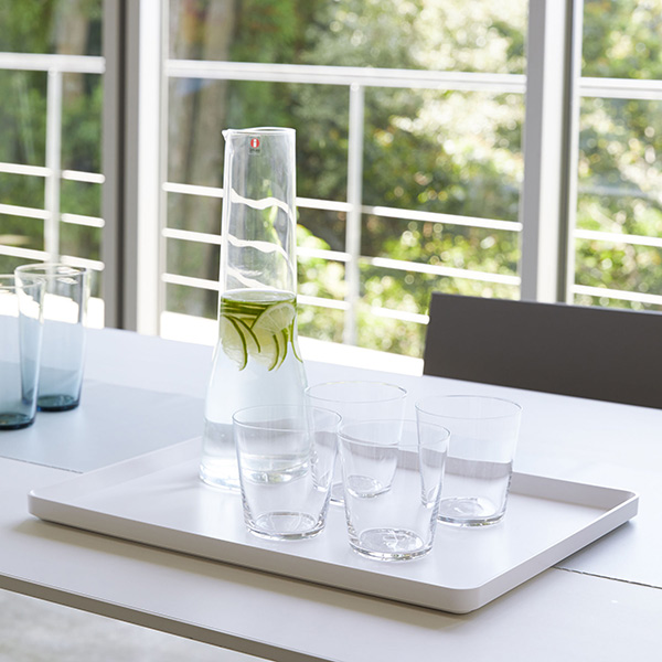 tower トレー タワー （ 山崎実業 タワーシリーズ 40×30cm お盆 トレイ