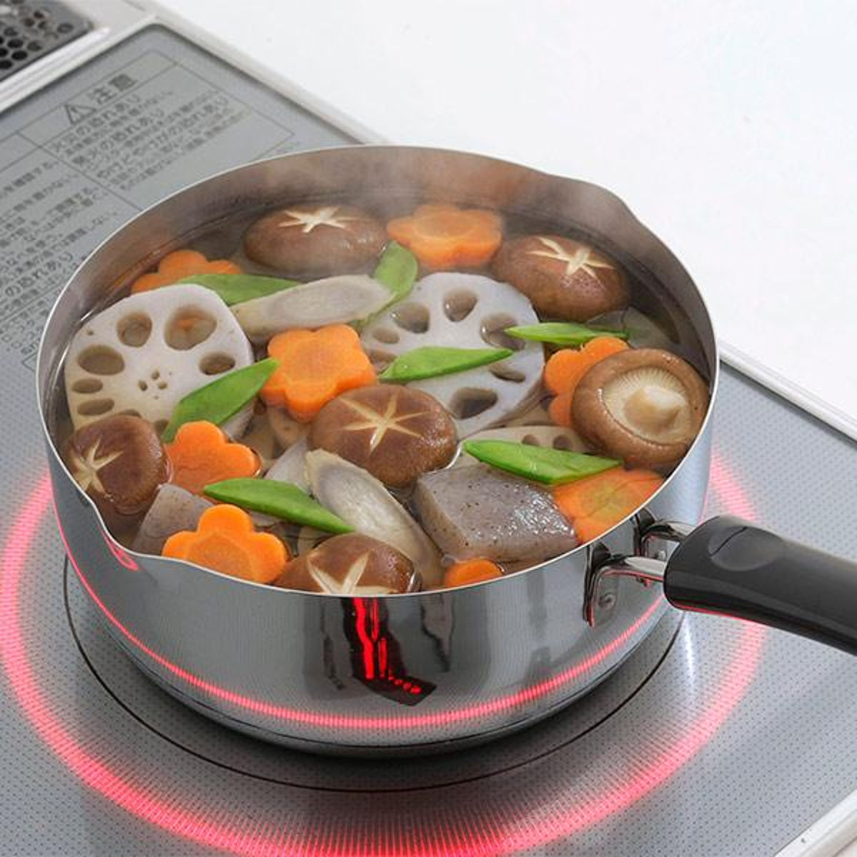 下村企販 雪平鍋 20cm 日本製ゆきひら鍋 TSUBAME 目盛り付き