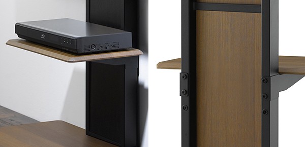 朝日木材加工 テレビ台 壁寄せ 壁面 テレビスタンド 65V型対応 ベース