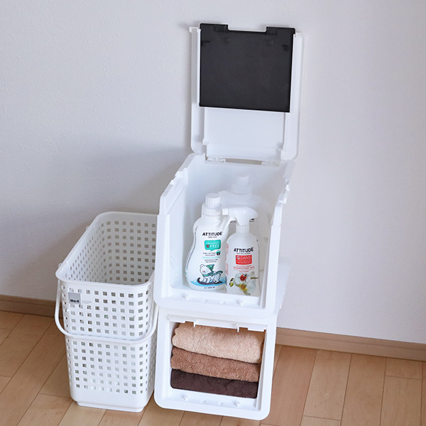 JEJアステージ 収納ケース フタ付き ロッキンポッド L 収納ボックス 前