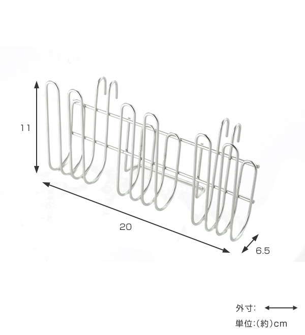下村企販 グラススタンド TSUBAME 水切りラック用 グラスフック