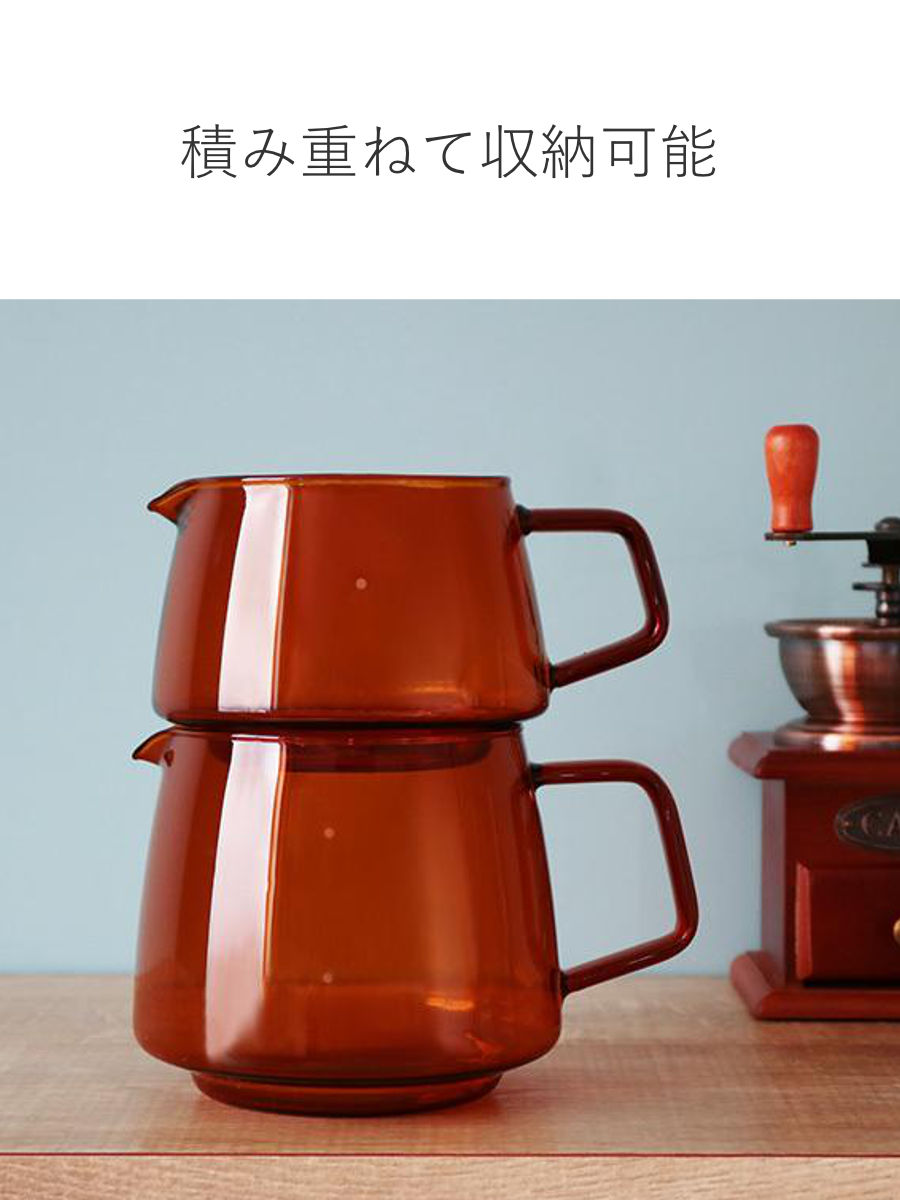 KINTO キントー SEPIA ジャグ 2cups （ 300ml アンバー 耐熱ガラス