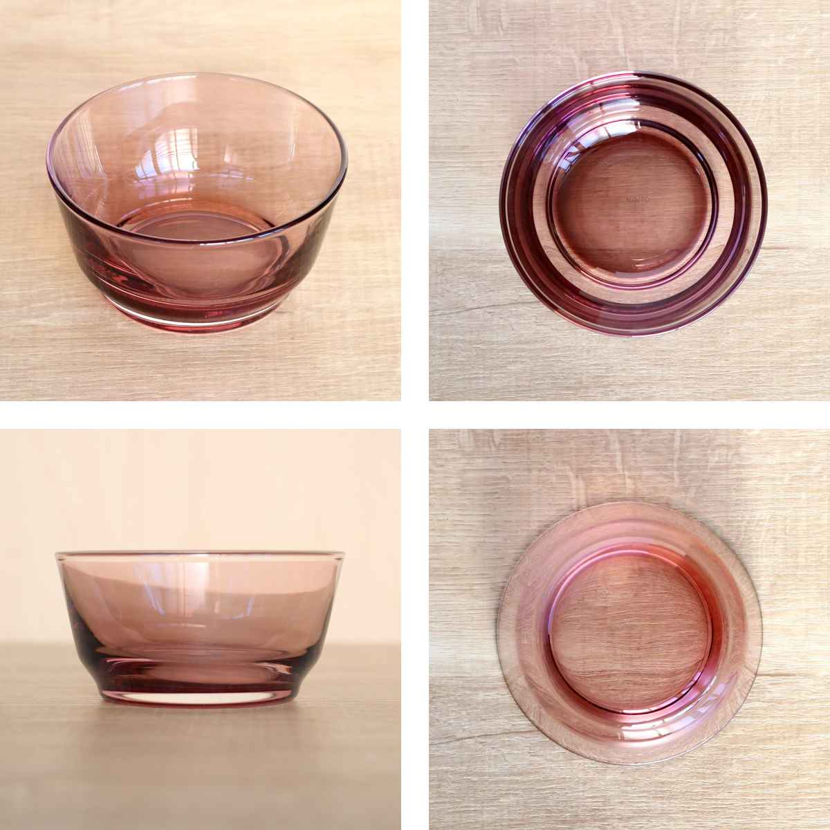 KINTO（キントー） HIBI ボウル 100mm 同色4個セット （ 10cm ガラス製