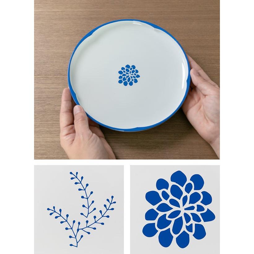 そば皿 22cm いろは 山中塗 プラスチック （ 皿 中皿 取り皿 梅 花 和