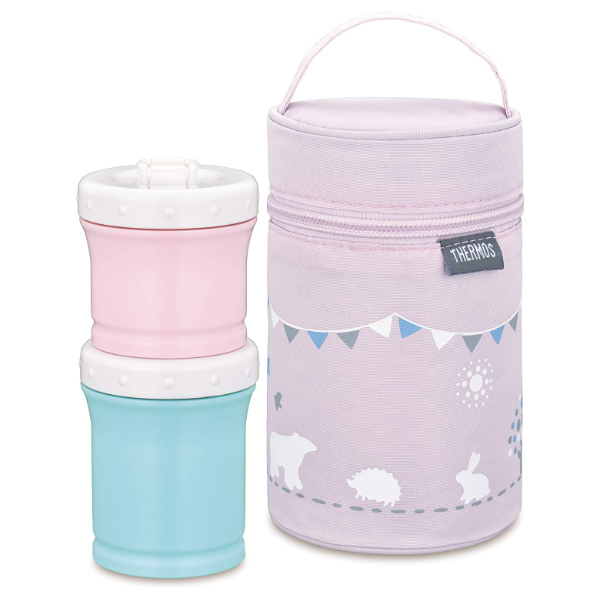 離乳食 ケース サーモス Thermos 保存 おでかけ 保冷ポーチ 付き 保冷 国内外の人気 お出かけ 持ち運び 離乳食ケース 電子レンジ対応 北欧 冷凍 食洗機対応 Npe 240