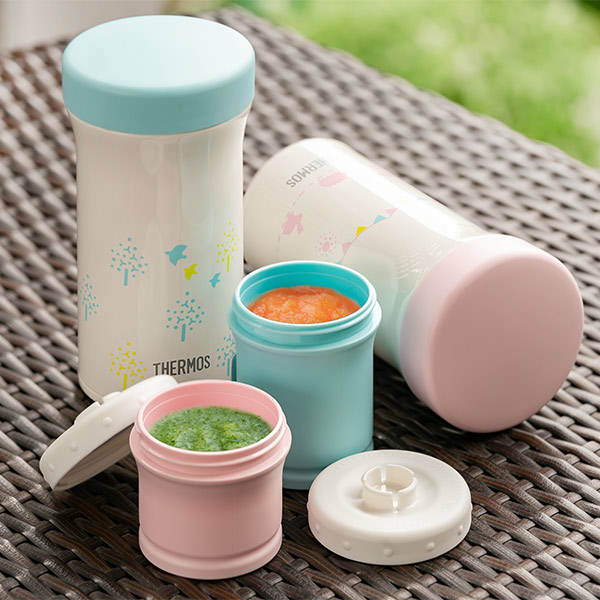 THERMOS（サーモス） 離乳食ケース 魔法瓶 JBW-240 （ 電子レンジ対応