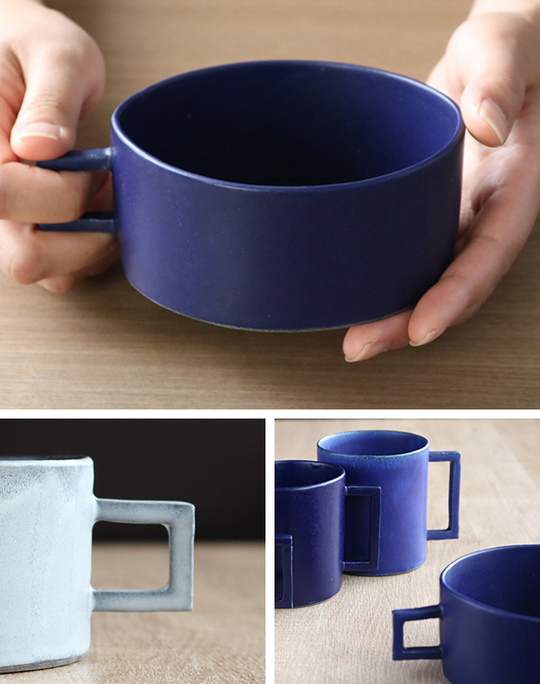 スープカップ 410ml ベニェ 洋食器 陶器 食器 笠間焼 日本製 （ スープ