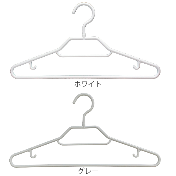 ハンガー シャツ モノクローゼット シャツハンガー 5本組 （ 衣類