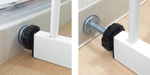 ベビーゲート 本体 突っ張り スチールゲート2 KISSBABY ホワイト