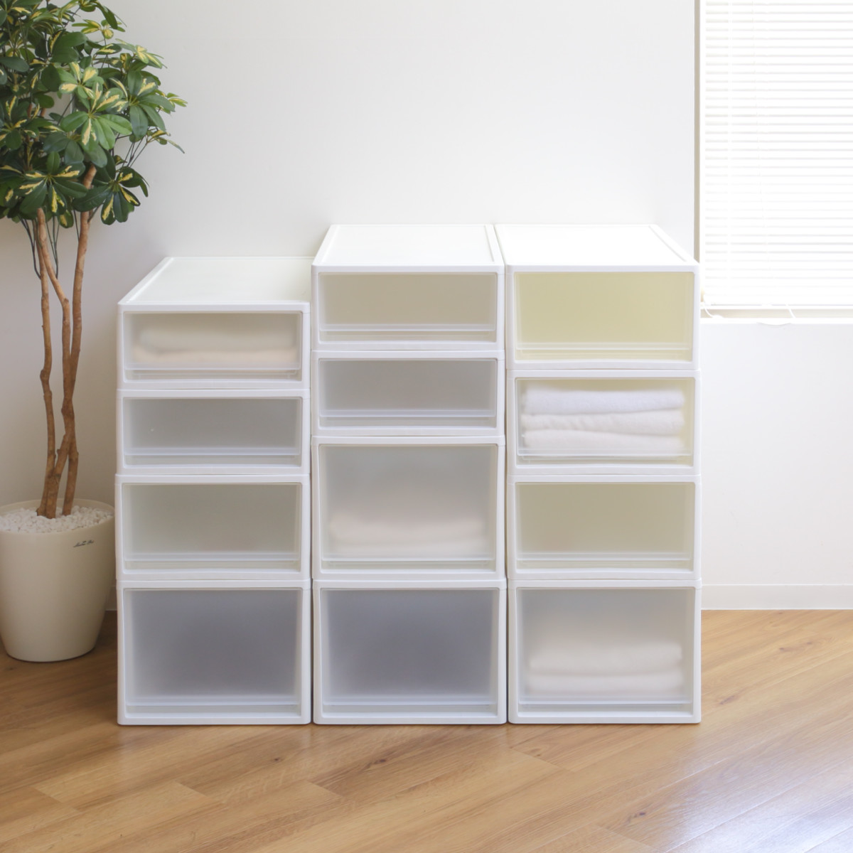 JEJアステージ 収納ケース ストラ 74-S 幅39×奥行74×高さ18cm 押入れ