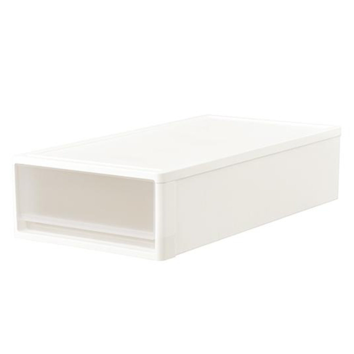 収納ケース ストラ 74-S 幅39×奥行74×高さ18cm 押入れ収納 プラスチック 引き出し 日本製 同色2個セット （ 収納ボックス 収納 ケース ボックス 押入れ ） | JEJアステージ | 21