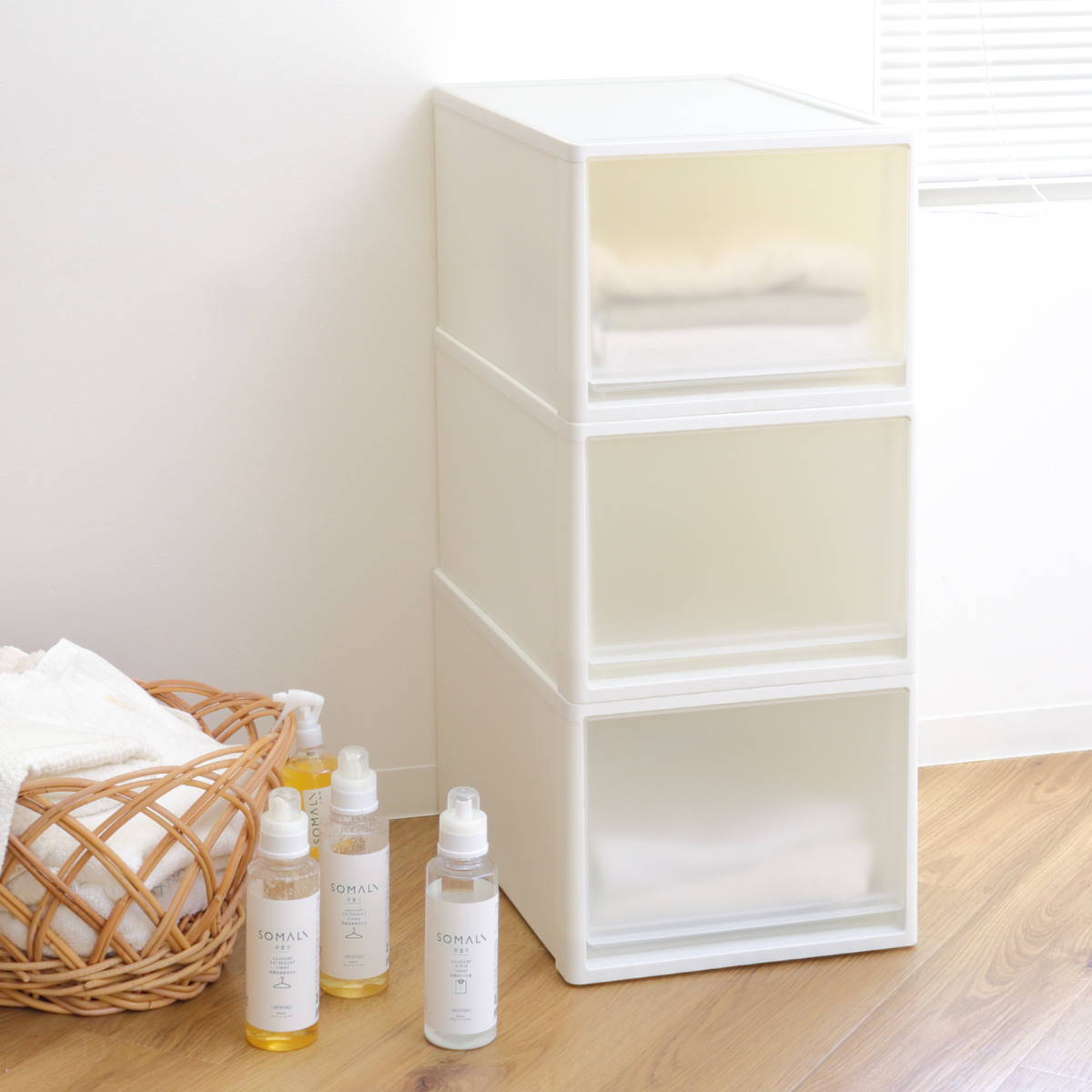 JEJアステージ 収納ケース ストラ 53-L 幅39×奥行53×高さ30cm