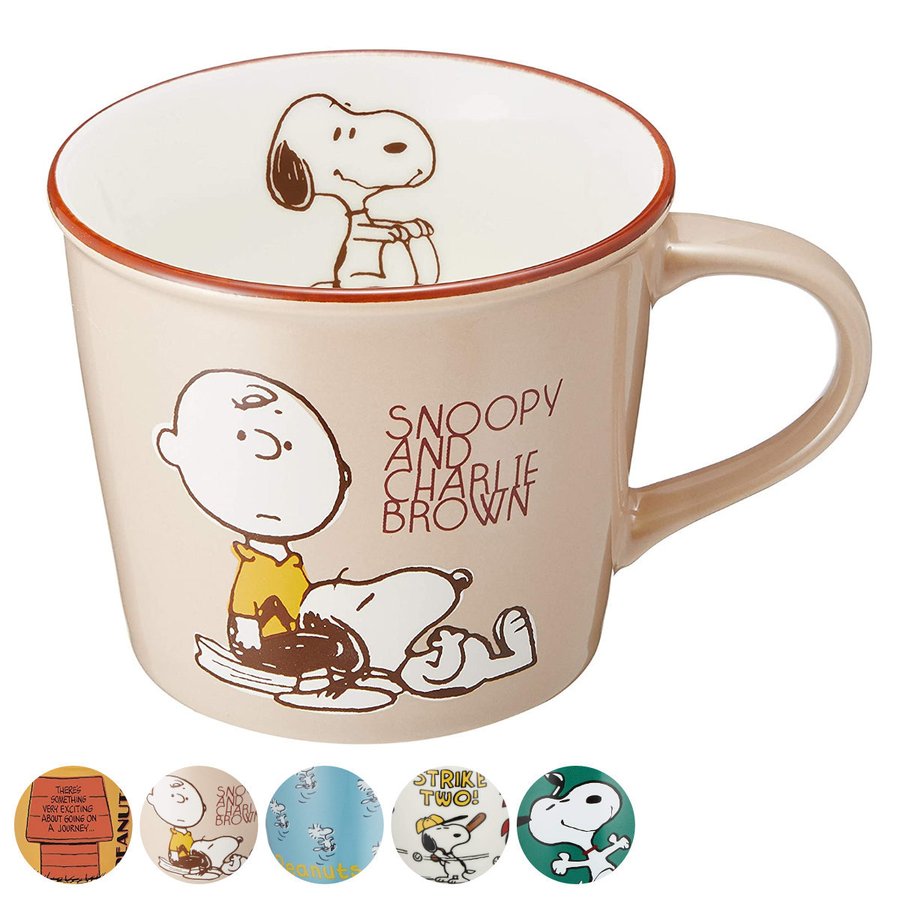 SNOOPY（スヌーピー） マグカップ 300ml カラーマグ PEANUTS ニュー