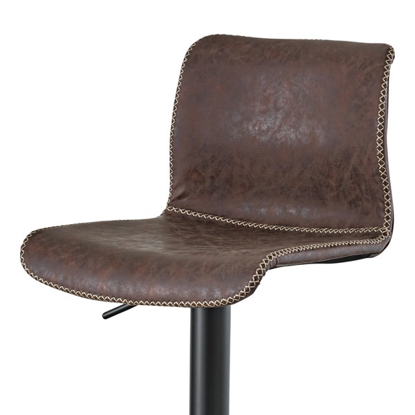 東谷 カウンターチェア 2脚セット 回転座面 ソフトレザー ヴィンテージ