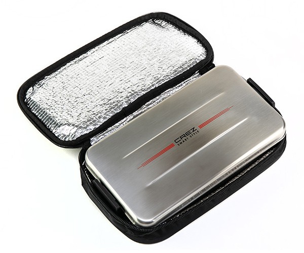 お弁当箱 1段 メンズ ステンレス クレズ バッグ付 箸付 800ml （ 弁当