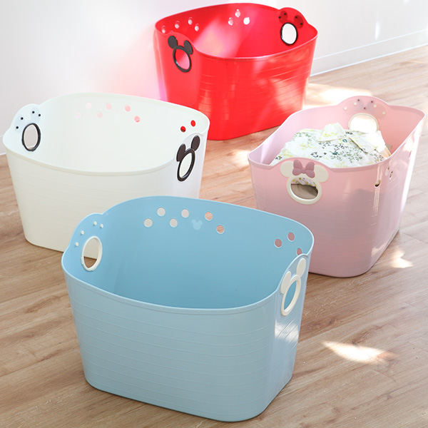 Disney（ディズニー） 収納ボックス ミッキー ミニー やわらかバケツ