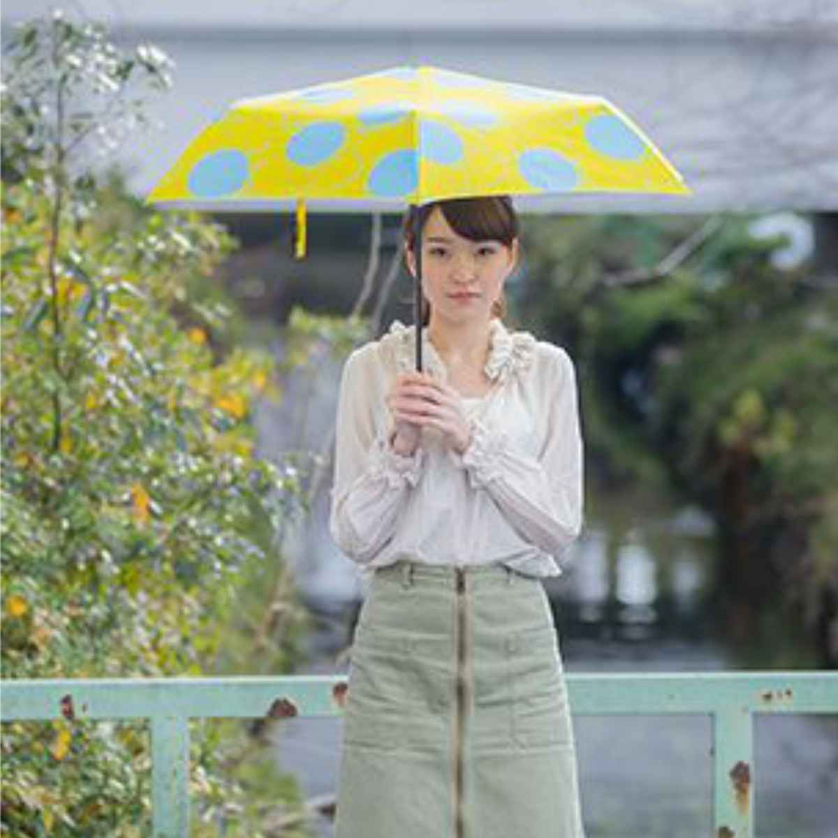 傘 折りたたみ傘 晴雨兼用 UV加工 shizuku light 防水加工 55cm 柄物