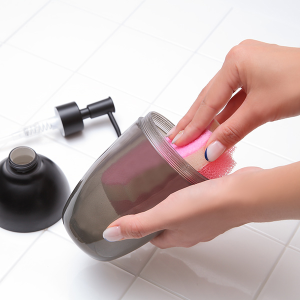 ディスペンサー 500ml ORBIT 詰め替えボトル シャンプー 液体タイプ