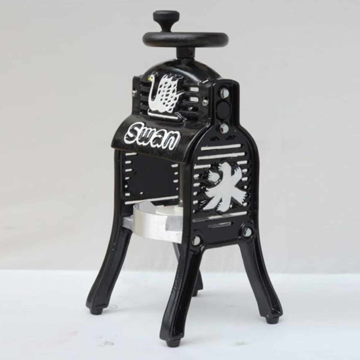 池永鉄工 氷削機 手動式 ブロック氷専用 専用氷カップ付 BLACK SWAN