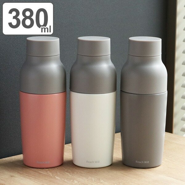 水筒 380ml ステンレス 2way コップ 直飲み vase （ 保温 保冷