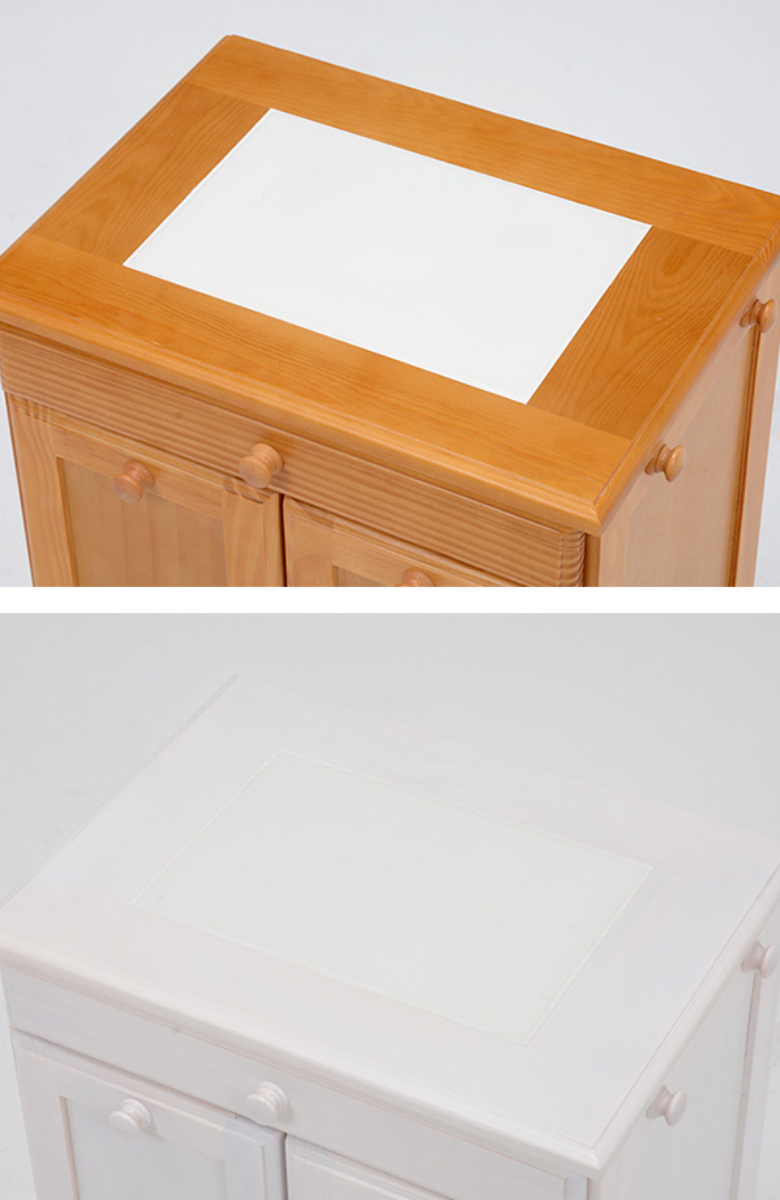 HAGiHARA（萩原） ゴミ箱 木製 15L 2分別 ふた付き 引出付き （ ごみ箱